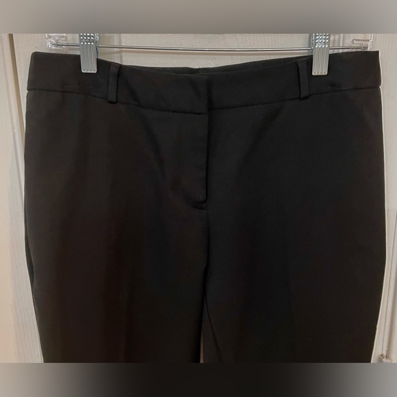 ANNE KLEIN NWT Sz 4, Retail $89 Deep Black Dress Pants; Mid Rise, Ankle Cropped. - Picture 5 of 15